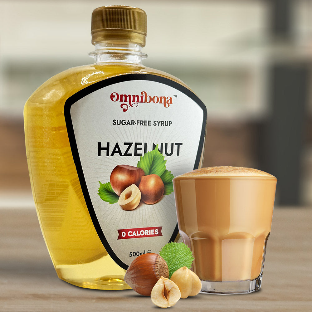 Sugar-Free Hazelnut Syrup & Hazelnut Latte